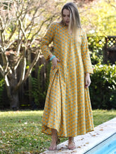 Load image into Gallery viewer, Calypso Dress Mustard