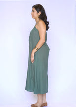 Load image into Gallery viewer, Stripe Sleeveless Dress - Green