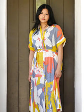 Load image into Gallery viewer, Brigitte Abstract Print Dress