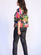 Load image into Gallery viewer, Anjou Top - Black Multi