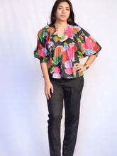Load image into Gallery viewer, Anjou Top - Black Multi