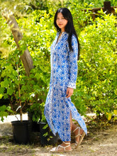 Load image into Gallery viewer, Adriana Shirt Dress Blue