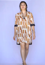 Load image into Gallery viewer, Amelia Dress - Beige/gold