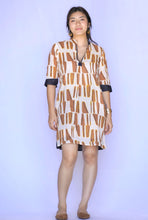 Load image into Gallery viewer, Amelia Dress - Beige/gold