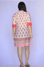 Load image into Gallery viewer, Amelia Dress - Beige/red