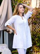 Load image into Gallery viewer, Bianca Linen Tunic White