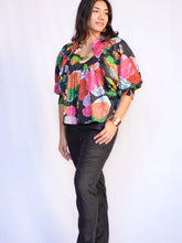 Load image into Gallery viewer, Anjou Top - Black Multi