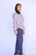 Load image into Gallery viewer, Frannie Shirt- Purple (Blue)
