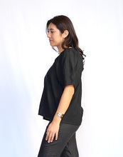 Load image into Gallery viewer, Celine Puff Sleeve Cotton Top