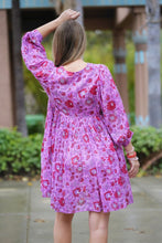 Load image into Gallery viewer, Raya Block Printed Mini Dress- Pink Multi