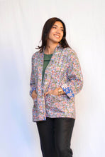 Load image into Gallery viewer, Reversible Cotton Jacket-Blue white