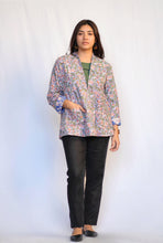 Load image into Gallery viewer, Reversible Cotton Jacket-Blue white