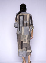 Load image into Gallery viewer, Alessia Geo Dress - Periwinkle Beige
