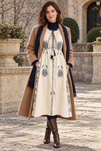 Load image into Gallery viewer, Elara Embroidered Midi Dress