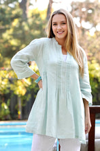 Load image into Gallery viewer, Bianca Linen Tunic Lt. Blue