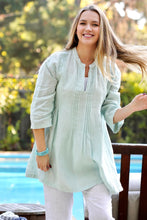 Load image into Gallery viewer, Bianca Linen Tunic Lt. Blue