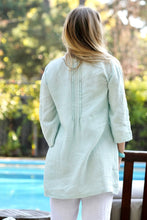 Load image into Gallery viewer, Bianca Linen Tunic Lt. Blue