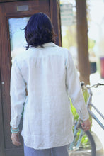Load image into Gallery viewer, Jovie Linen Tunic Sky Blue