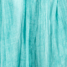 Load image into Gallery viewer, Stone Washed Cotton Scarf Turquoise