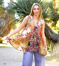 Load image into Gallery viewer, Alani Tunic Top Beige Multi
