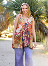 Load image into Gallery viewer, Alani Tunic Top Beige Multi