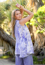 Load image into Gallery viewer, Alani Tunic Top Lt. Blue Multi