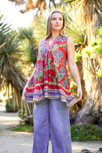 Load image into Gallery viewer, Alani Tunic Top Red Multi