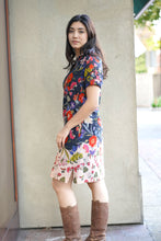 Load image into Gallery viewer, Erish Tunic Dress Black Beige