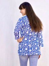 Load image into Gallery viewer, Cotton Tunic-Royal Blue