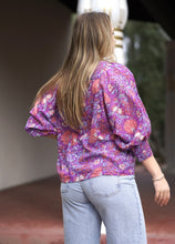 Load image into Gallery viewer, Anjou Top Navy Purple