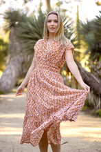 Load image into Gallery viewer, Camille Smocked Waist Maxi Dress Mocha