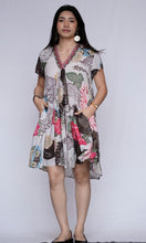 Load image into Gallery viewer, Bella Short Sleeve Dress- Beige Brown