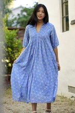 Load image into Gallery viewer, Skye Dress Floral Blue Green