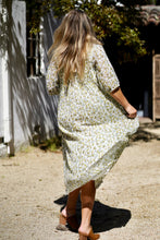 Load image into Gallery viewer, Skye Dress Hand Block Printed Green