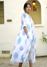 Load image into Gallery viewer, Skye Dress White Blue