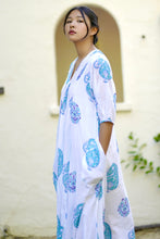 Load image into Gallery viewer, Skye Dress White Blue