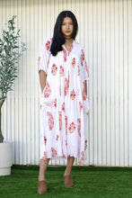 Load image into Gallery viewer, Skye Dress White Red