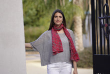 Load image into Gallery viewer, Everly Linen Blouse Light Grey