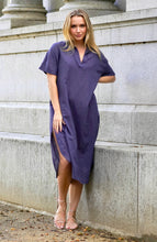 Load image into Gallery viewer, Zoey Solid Dress Navy