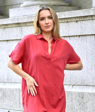 Load image into Gallery viewer, Zoey Solid Dress Red