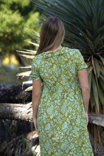 Load image into Gallery viewer, Maeve Maxi Dress Olive Turq