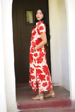 Load image into Gallery viewer, Carrie Cotton Dress Rust Beige