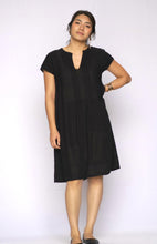 Load image into Gallery viewer, Aya Dobby Dress Black