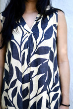 Load image into Gallery viewer, Ingrid Cotton Dress Black White