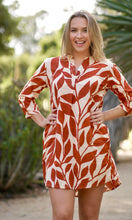 Load image into Gallery viewer, Bailey Tunic Dress Rust Tan