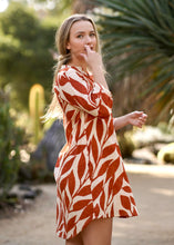 Load image into Gallery viewer, Bailey Tunic Dress Rust Tan