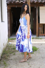 Load image into Gallery viewer, Adelia Jumpsuit Blue White