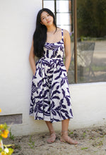 Load image into Gallery viewer, Adelia Jumpsuit White Navy