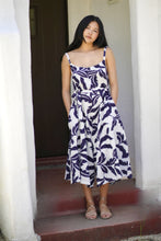 Load image into Gallery viewer, Adelia Jumpsuit White Navy