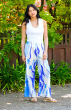 Load image into Gallery viewer, Erin Abstract Print Pants Blue Multi